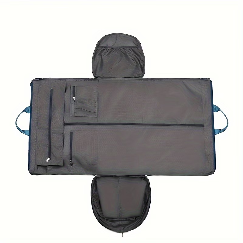 Fold 60 opened flat in garment-bag mode