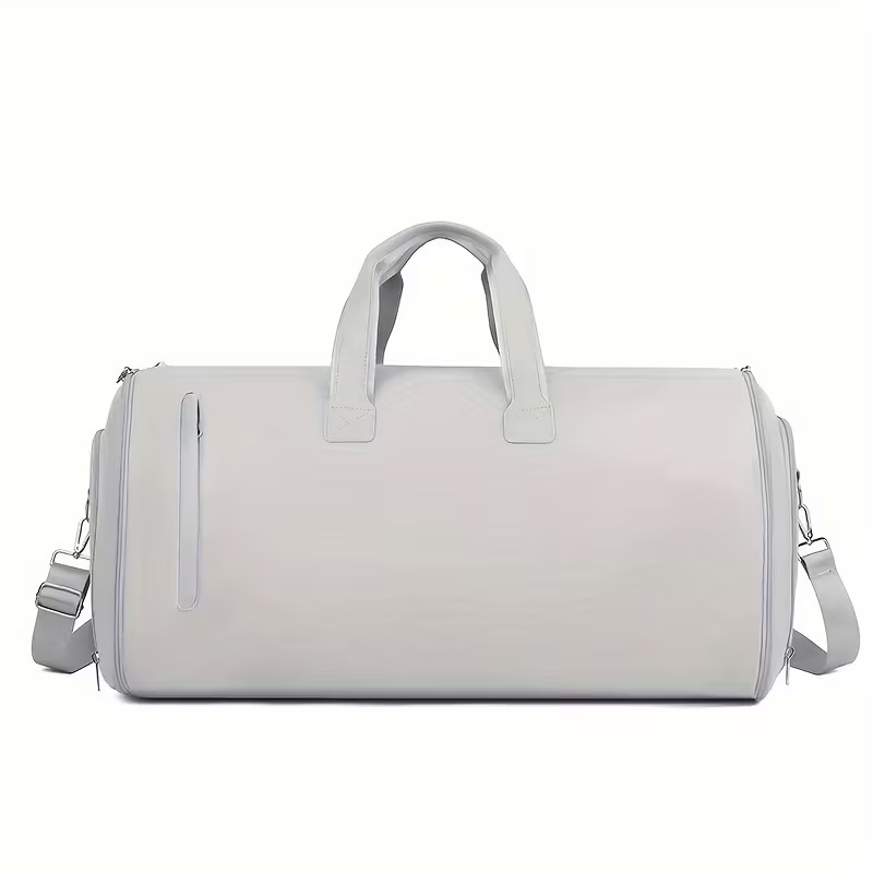 Fold 60 garment duffel in Grey, front view